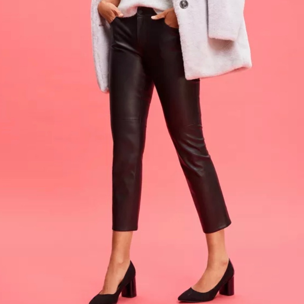 Ann Taylor Factory Faux Leather Pants